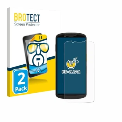 Afbeelding van BROTECT Screenprotector voor Zebra TC53e RFID Folie Beschermfolie transparant (2 Stuks)