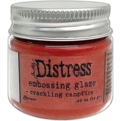 Afbeelding van Ranger Distress Embossing Glaze Crackling Campfire TDE73833 Tim Holtz (09 20)