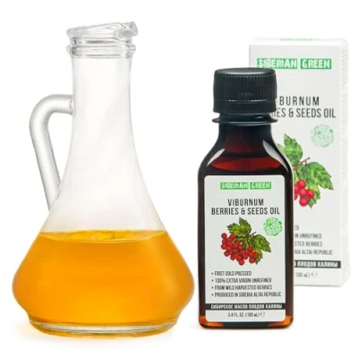 Afbeelding van Siberische Viburnum Kalyna Zaden en Bessenolie 100% Natuurlijk Extra Vierge Koudgeperst 100 ml