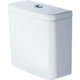 Afbeelding van Duravit No.1 reservoir met binnenwerk aansluiting links en rechts 35.5x39x17cm Hoogglans Wit