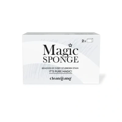 Afbeelding van CleanGang Vuilgum Magic Sponge Cleanspons voor een snelle en effectieve reiniging Vuilgumspons muren, meubels nog veel meer 2 stuks