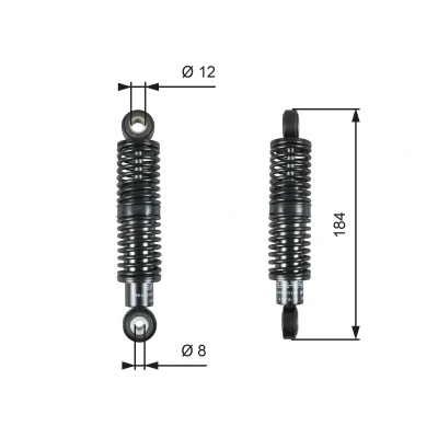 Afbeelding van Gates Riemspannerdemper T39265