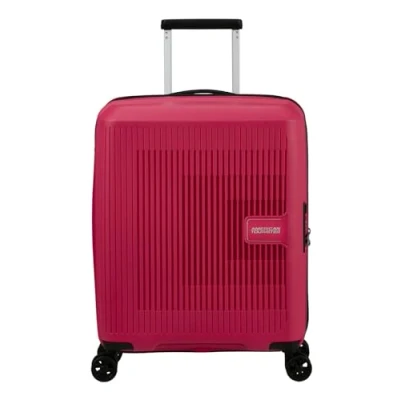 Afbeelding van American Tourister Aerostep Spinner 55 Expandable Pink Flash Handbagage Koffer