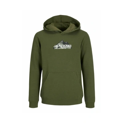 Afbeelding van JACK&amp;JONES JUNIOR JCOMOUNTAIN LOGO SWEAT HOOD SN MNI Jongens Trui Maat 98