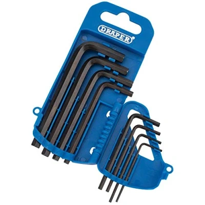 Afbeelding van DRAPER tkw8 a/B Imperial Hexagon Key Set, blauw, 8 delig