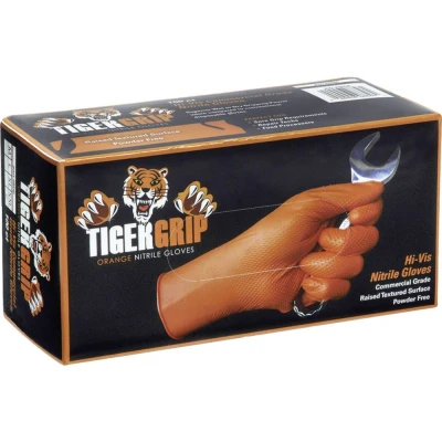 Afbeelding van Kunzer TIGER GRIP XL Wegwerphandschoen 90 stuk(s) Nitril Maat (handschoen): EN 374 2, 3, 455