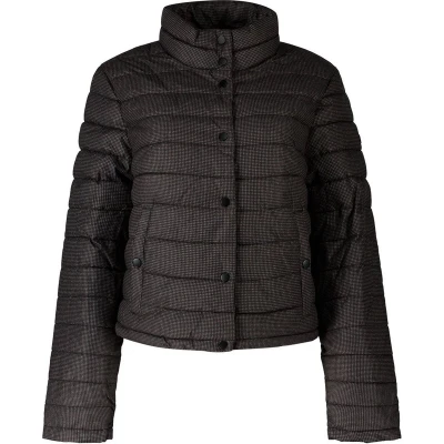 Afbeelding van SUPERDRY Studios Boxy Fuji Jas Vrouwen Grey Dogstooth Maat S