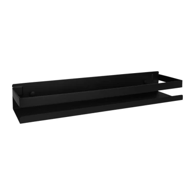 Afbeelding van QUVIO Badkamerplank 40 cm Metaal Zwart