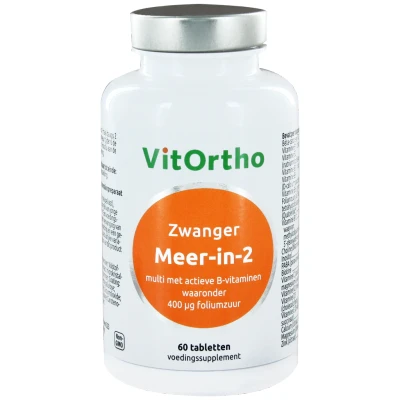 Afbeelding van Vitortho Meer in 2 zwanger 60 tabletten