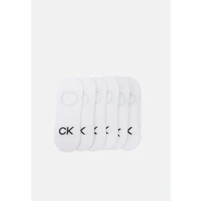 Afbeelding van Calvin Klein Underwear MEN Footie HIGH CUT Albert 6 PACK Enkelsokken, Heren, Maat: One Size, White