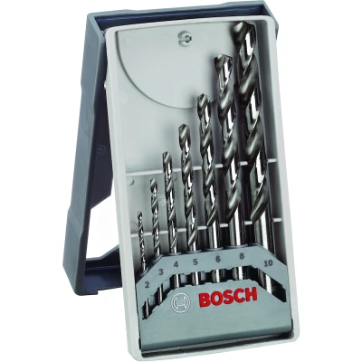 Afbeelding van Bosch 2608589295 Mini X Line 7 delige HSS G geslepen metaalborenset