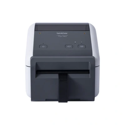 Afbeelding van Brother TD 4420DNFC Linerless labelprinter, 203dpi en 203mm/sec. afdruksnelheid. 104 mm afdrukbreedte, USB, LAN seriële interface
