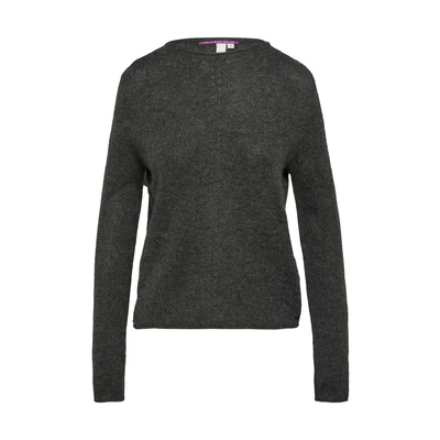 Afbeelding van QS Trui, Dames, Maat: Large, Schwarz