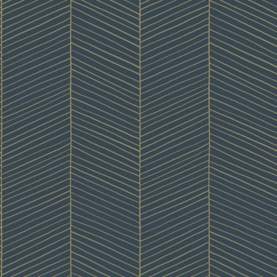 Afbeelding van Esta Home Visgraat 139452 (*Gratis Lijm) Goud Blauw