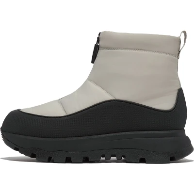 Afbeelding van FitFlop Neo D Hyker Padded/Quilted Boot Short (Zip) GRIJS Maat 40