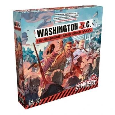 Afbeelding van Asmodee CMON Zombicide 2nd Edition Washington Z.C. Uitbreiding Expertspel Dungeon Crawler 1 6 spelers Vanaf 14 jaar + 60 minuten Duits