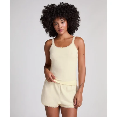 Afbeelding van Hunkemöller Pointelle Singlet Geel XL