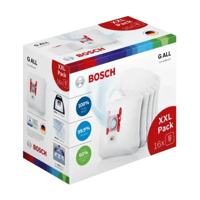 Afbeelding van Bosch Stofzuigerzak type g all xxl pack 16 stuks 17002095