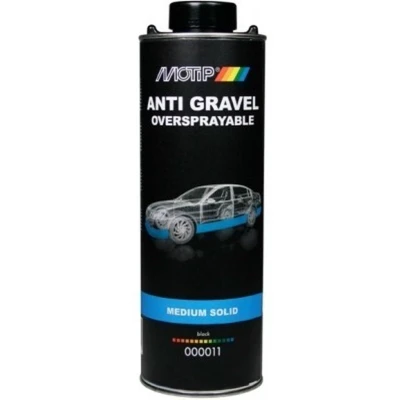 Afbeelding van MoTip Anti Steenslag Zwart 1 liter 2 tot 3 m² Beschermingsmiddel Overspuitbaar Corrosiewerende Werking Bestand tegen Weersinvloeden