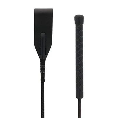 Afbeelding van Darkness Sensations Riding Crop Zweep Leder 47 Cm