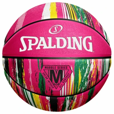 Afbeelding van Spalding Marble Rainbow basketbal wit maat 7