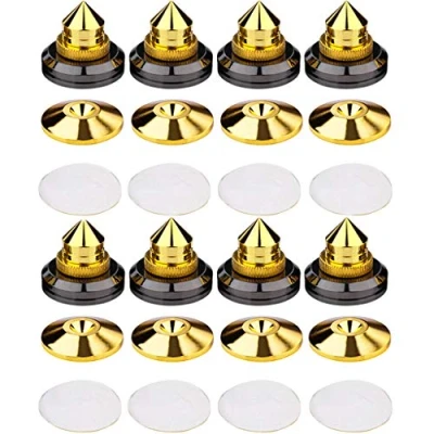 Afbeelding van 8 stuks luidsprekers Spikes, anti vibratie luidsprekerstandaard, voor CD audio, subwoofer, platenspeler