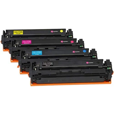 Afbeelding van Set van 4 INK INSPIRATION® Compatibel 201X 201A Laser Tonercartridges voor HP Color LaserJet Pro MFP M277dw M277n M274n M252dw M252n Zwart 2800 pagina&#039;s en Kleur 2300