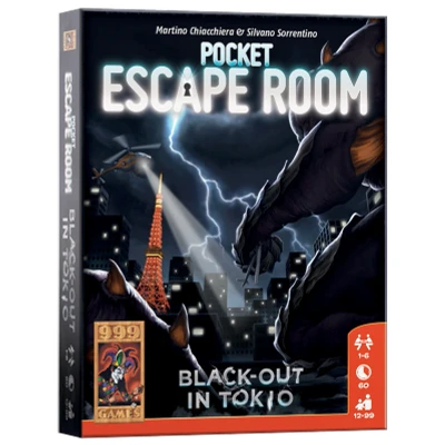 Afbeelding van 999 Games Pocket Escape Room: Black out in Tokio