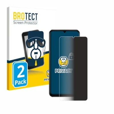 Afbeelding van BROTECT (2 Stuks) Privacy Schermbeschermer voor Vivo Y28 [Anti Spy, Screen Protector, Blue Light Filter]