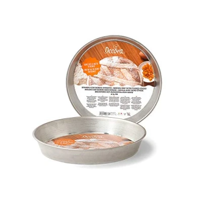 Afbeelding van Decora Pastiera Pan, Blik, Zilver, 24 x 4 cm