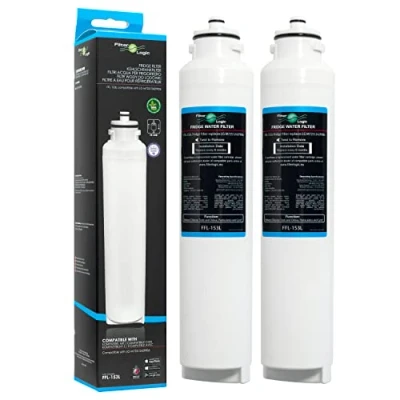 Afbeelding van Filterlogic FFL 153L 2 x waterfilter compatibel met LG M7251242FR 06 Ultimate ADQ32617701 ADQ32617703 koelkastfilter vervanging cartridge