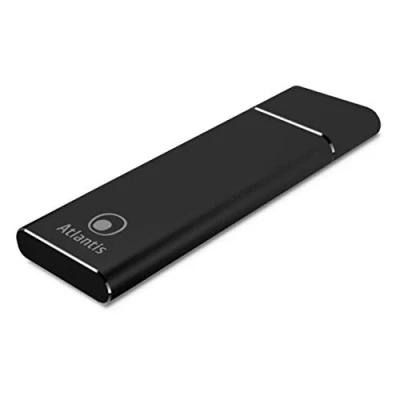 Afbeelding van ATLANTIS DiskMaster M2 NVME, externe behuizing voor SSD M2.NVME, Type_C USB 3.1, type M.2/NVME PCI Express, grootte: 22x30, 22x42, 22x60, 22x80, zwart aluminium.