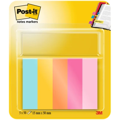 Afbeelding van Markeerstrook 3M Post it 670 5 BEA 12,7X44,4mm