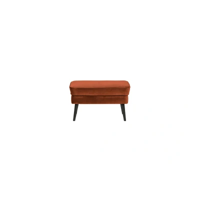 Afbeelding van Rocco Hocker Fluweel Roest