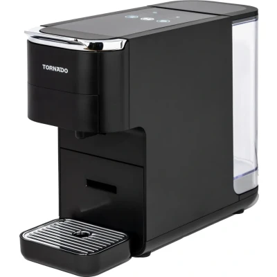 Afbeelding van Tornado Kapselmaschine TCM 7042 GS / 5 in 1 Capsule Coffee Maker Schwarz, Koffiezetapparaat met cupjes, Zwart