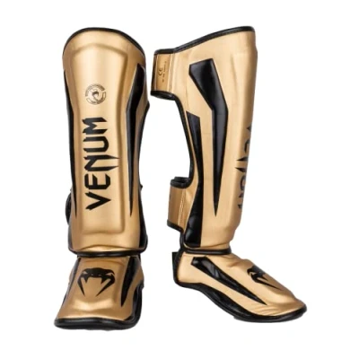 Afbeelding van VENUM ELITE SCHEENBESCHERMERS STANDUP SHIN GUARDS GOLD/BLACK M