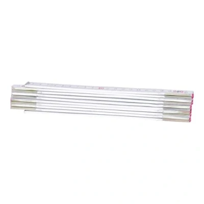 Afbeelding van KS Tools, Lengte meetinstrument, Houten duimstok, wit, 2m