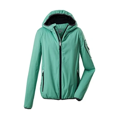 Afbeelding van killtec Women&#039;s Softshelljack met capuchon, opvouwbaar Trin WMN SOFTSHELL JCKT, mint, 46, 36865 000