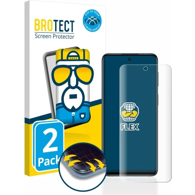 Afbeelding van BROTECT Screenprotector voor Motorola Moto G42 Folie Beschermfolie transparant volledig dekking (2 Stuks)