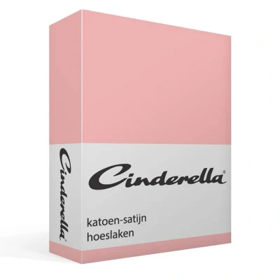 Afbeelding van Hoeslaken Cinderella Sundays Pink (Satijn) 160 x 210 cm