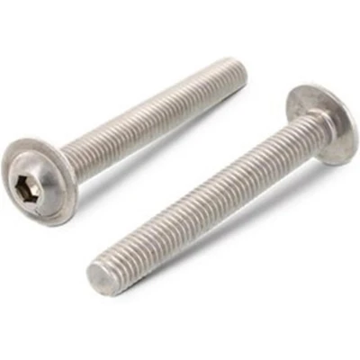 Afbeelding van Platkopschroef M4 x 6/6 mm ISO 7380 RVS A2 SW2,5 (1000 stuks)