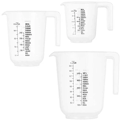 Afbeelding van CMP IBERICA 75606 Set met 3 maatbekers, transparant, standaard