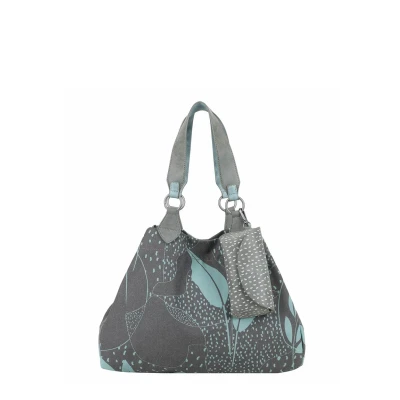 Afbeelding van Fritzi aus Preußen Izzy Medium Limited Leaves Schoudertas 42 cm Dames anthra ice