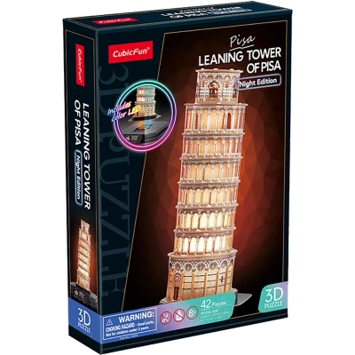 Afbeelding van Cubic Fun 3D Puzzel Pisa LED 1 stuk