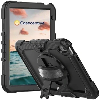 Afbeelding van Casecentive Handstrap Pro Hardcase met handriem iPad 13&quot; 2024 black