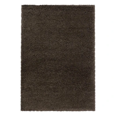 Afbeelding van Pearl Soft Hoogpolig Vloerkleed Bruin 140x200 cm