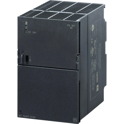Afbeelding van Siemens simatic s7 300 stabilized power supply ps307 input 120 230 v ac output dc 24 10 a 6es7307 1ka02 0aa0