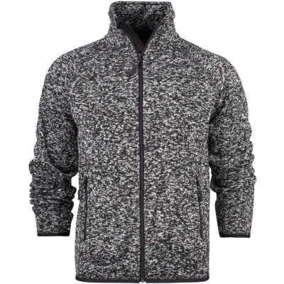 Afbeelding van James Harvest FLEECE VEST RICH HILL 2131503 antraciet mêlée M