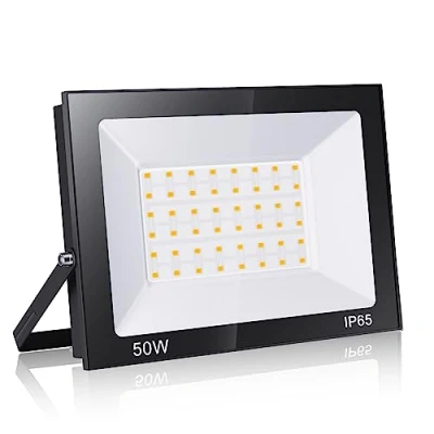 Afbeelding van LED Spot Buiten 50W, 5000LM Schijnwerper, IP65 waterdicht veiligheidslicht,6000K Koel witte, Schijnwerper voor Uitrit, Deuren, Garage, Gang, Tuin