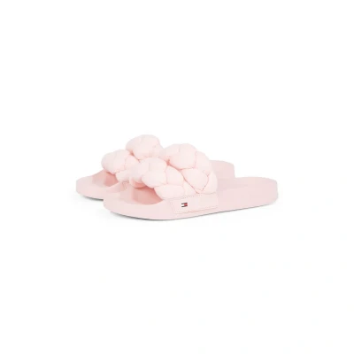 Afbeelding van Tommy Jeans Teenslippers, Dames, Maat: 35, Pink Polyester